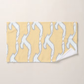 Vogel in vlucht thuisonderdelen crème bad handdoek (Handdoek)