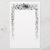  vogel in wijnstokbakkerswaren briefpapier (Voorkant)