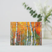 Vogel in zonlicht briefkaart (Staand voorkant)