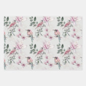Vogel Inpakpapier Plat Vel Set van 3 (Voorkant 3)