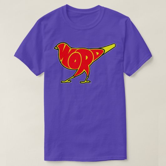 Vogel is het woord 1 t-shirt (Design voorkant)