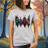 Vogel is het woord dames T-shirt