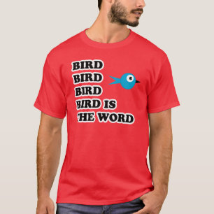 Vogel is het woord TShirt