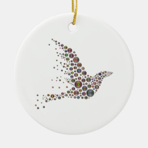 Vogel Keramisch Ornament