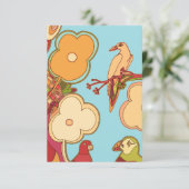 Vogel kijken of elke gelegenheid uitnodigen kaart (Staand voorkant)