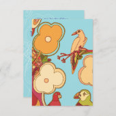 Vogel kijken of elke gelegenheid uitnodigen kaart (Voorkant / Achterkant)