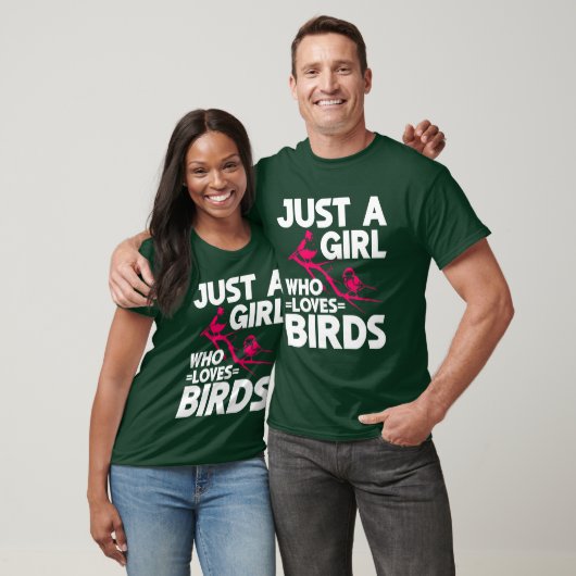 Vogel Kijken Schattigee Bird Lover meisje jongen T-shirt (Unisex)