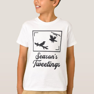 Vogel kijken Seizoen Tweetings Vogels Watcher T-shirt