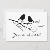 Vogel kijken Verjaardagsfeest Uitnodigen om aan te Kaart (Voorkant)