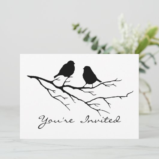 Vogel kijken Verjaardagsfeest Uitnodigen om aan te Kaart (Staand voorkant)
