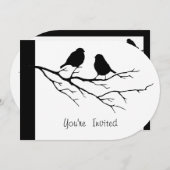 Vogel kijken Verjaardagsfeest Uitnodigen om aan te Kaart (Voorkant / Achterkant)