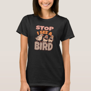Vogel kijken Verrekijker Vogelsoorten T-shirt