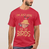 Vogel kijken Vogelverrekijker Avian Feathered g T-shirt (Voorkant)