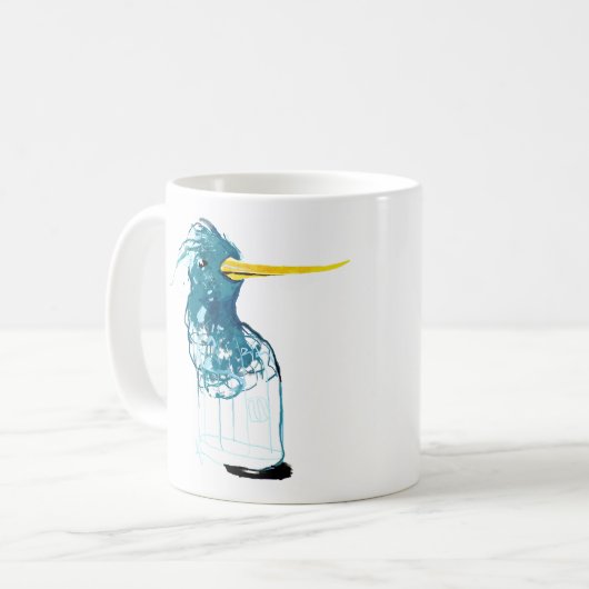 vogel koffiemok (Voorkant links)