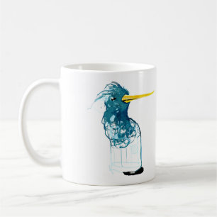 vogel koffiemok