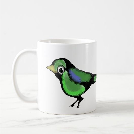 vogel koffiemok (Links)