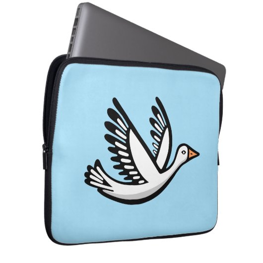 vogel laptop sleeve (Voorkant Rechts)