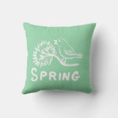 vogel,lente kussen (Achterkant)