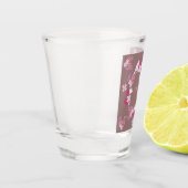 vogel liefde shot glas (Links)