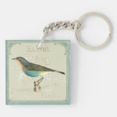 vogel links sleutelhanger (Achterkant)