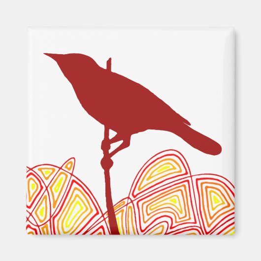 vogel magneet (Voorkant)