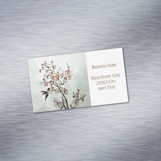 vogel magnetisch visitekaartje (Voorbeeld)