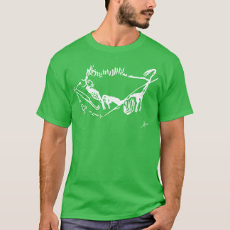 Vogel Man met Bison Cave Schilderij vriend T-shirt