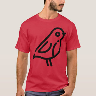 Vogel meisje vrienden jongen t-shirt