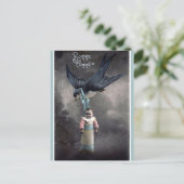 vogel met Baby Gelukkig Nieuwjaar Briefkaart (Staand voorkant)