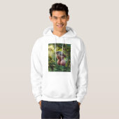 Vogel met ballen Hoodie (Voorkant volledig)