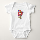 Vogel met Fiets Romper (Voorkant)