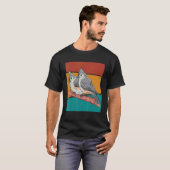  vogel met getitreerde muis t-shirt (Voorkant volledig)