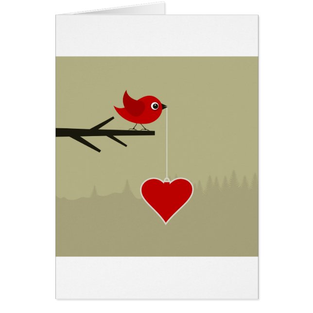 Vogel met hart (Voorkant)