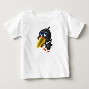 Vogel met hart Gift Grappig Baby T-shirt