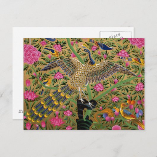 Vogel met honderd Briefkaarten (Voorkant / Achterkant)