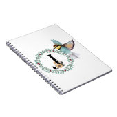 Vogel met krans met letter "J" Notitieboek (Rechterzijde)