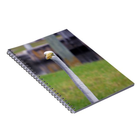 Vogel met lange nek notitieboek (Rechterzijde)
