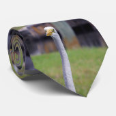 Vogel met lange nek stropdas (Opgerold)