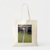 Vogel met lange nek tote bag (Voorkant)