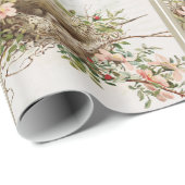 Vogel met nestziekte cadeaupapier (Rol Hoek)