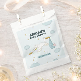 Vogel met Schattige Kind Het is een jongensuitnodi Bedankzakje