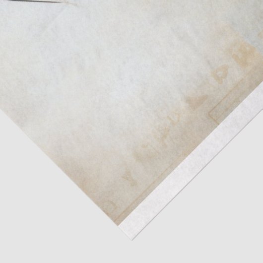 Vogel met waterverf achtergrond tissuepapier (Detail)