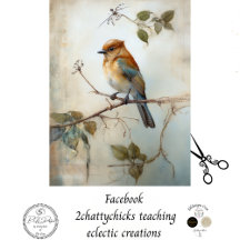 Vogel met waterverf achtergrond