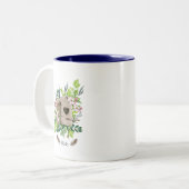 Vogel mok Blauwe Gaai (Voorkant links)