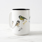 Vogel Mok – Tuinvogels Aquarel Koffiekop (Voorkant links)