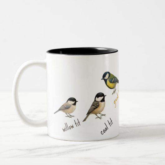 Vogel Mok – Tuinvogels Aquarel Koffiekop (Links)