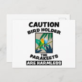 Vogel Mooie Exotische Dier Ontwerp Vogels Vrienden Briefkaart (Voorkant / Achterkant)