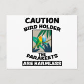 Vogel Mooie Exotische Dier Ontwerp Vogels Vrienden Briefkaart (Voorkant)