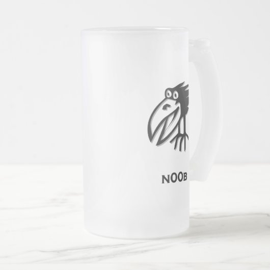 Vogel n00b matglas bierpul (Voorkant rechts)