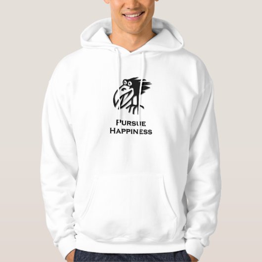 Vogel nastreeft geluk hoodie (Voorkant)